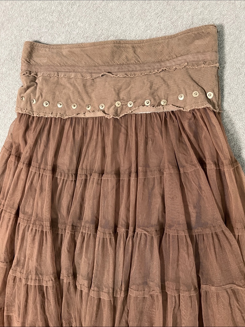 Morgan De Toi Tulle Skirt Small Western Fairy Grunge Indie Whimsigoth Festival - Picture 2 of 11